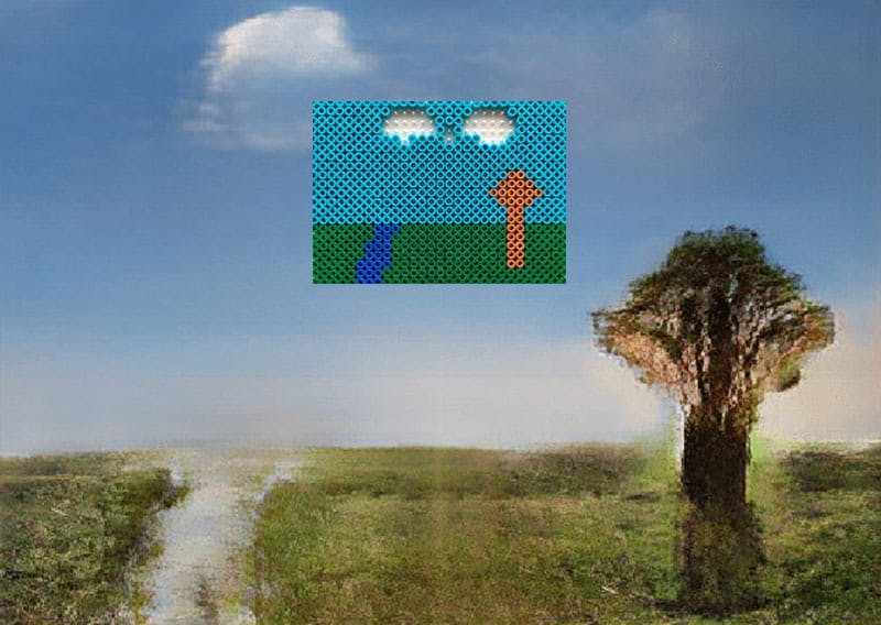 Cover Image for the project: Perler Beads to Landscapes